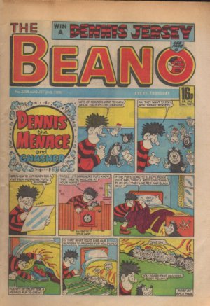 THE BEANO UK COMIC August 2nd 1986 No. 2298