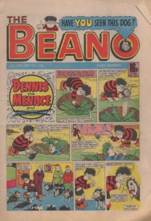 THE BEANO UK COMIC April 12th 1986 No. 2282