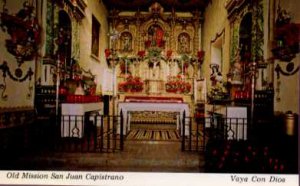 Old Mission San Juan Capistrano California USA Postcard  Krieg Publishing Compan