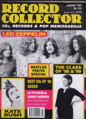 RECORD COLLECTOR Magazine Jan 1999 No 233 - Led Zeppeline -Kate Bush-Beatles