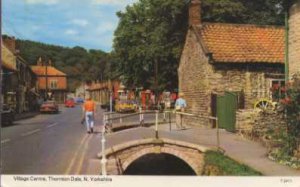 Village Centre, Thornton Dale, N. Yorkshire Posctard  1978  by DENNIS