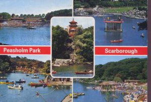 Peasholm Park Scarborough  Postcard by DENNIS