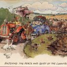 COMIC Postcard By J.Arthur Dixon  - Enjoying The Peace And Quite Of The Country