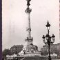 Bordeaux Monument France Postcard 1951