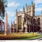 Bath Abbey From Orange Grove Postcard  1985  - John Hinde Original