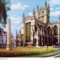 Bath Abbey From Orange Grove Postcard  1985  - John Hinde Original