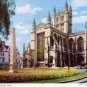 Bath Abbey From Orange Grove Postcard  1985  - John Hinde Original