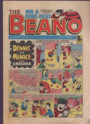 THE BEANO UK COMIC Sept 21st 1985 No. 2253