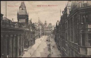 King Street Manchester Postcard 1904 - Valentine