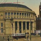 Central Library and Cenotaph Manchester Postcard
