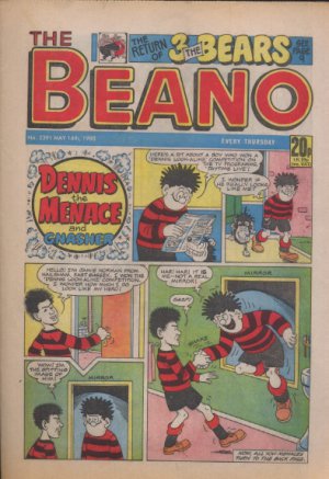 THE BEANO UK COMIC May 14th 1988 No. 2391