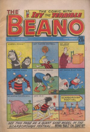 THE BEANO UK COMIC March 19th 1988 No. 238