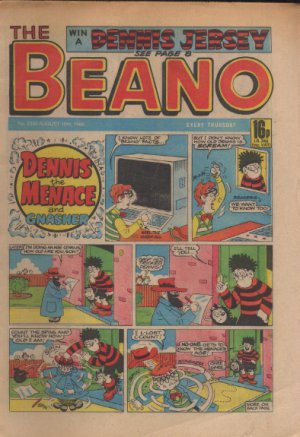THE BEANO UK COMIC August 16th 1986 No. 2300