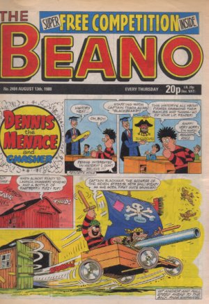 THE BEANO UK COMIC August 13th 1988 No. 2404