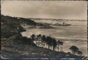 The Pine Forest and Castle Cornet , Guernsey Postcard by Valentine  1959