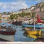 The Harbour Brixham, Devon Postcard  John Hinde Original