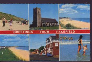 Greetings From Pakefield Postcard 1976  D. Constance Ltd