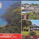 Greetings From Guernsey, .C.I. l Postcard  by DENNIS