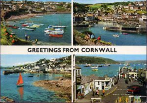 Greetings From Cornwall Postcard by John Hinde Original