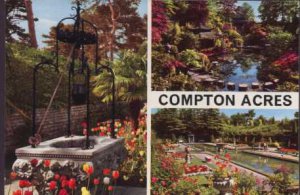 Compton Acres Dorset Postcard  by John Hinde Original Postcard 1972