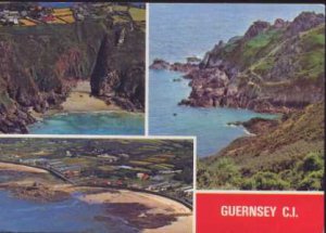 3 Views Of Guernsey .C.I. Postcard by DENNIS
