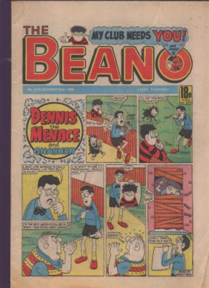 THE BEANO UK COMIC Oct 25th 1986 No. 2310
