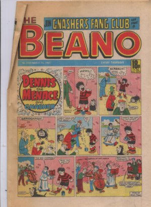 THE BEANO UK COMIC March 7th 1987 No. 2329
