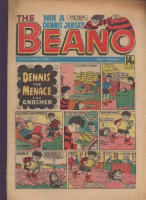 THE BEANO UK COMIC June 1st 1985 No. 2237