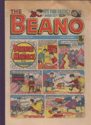 THE BEANO UK COMIC Jan 17th 1987 No. 2322