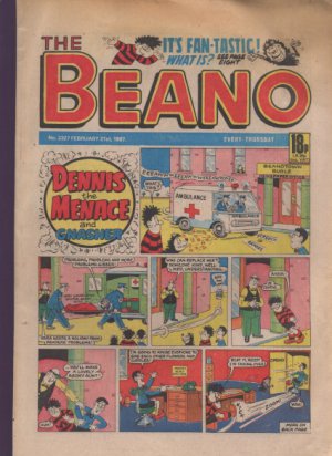 THE BEANO UK COMIC Feb 21st h 1987 No. 2327