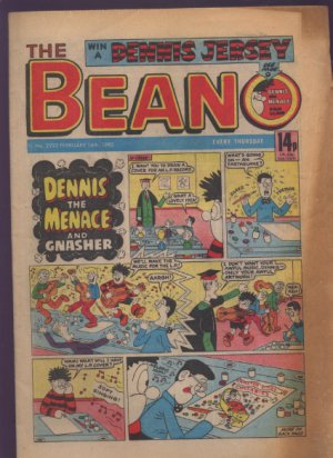 THE BEANO UK COMIC Feb 16th 1985 No. 2222