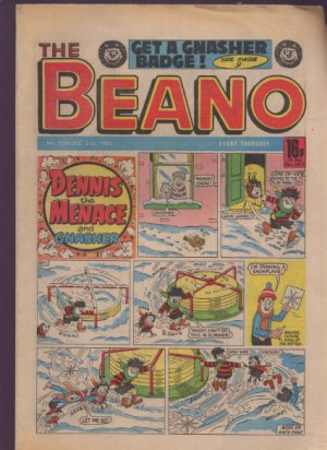 THE BEANO UK COMIC Dec 21st 1985 No. 2266