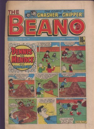 THE BEANO UK COMIC April 16th 1987 No. 2335