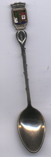 BIDART Silver Coloured Souvenir Spoon