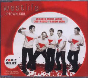 Westlife - Uptown Girl - UK CD Single - Comic relief