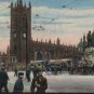 Cathedril  and Cromwell Moument Manchester Postcard MILTON 1906