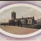 Cathedral with new Chapter Houes Manchester Postcard 1910