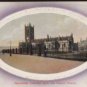 Cathedral with new Chapter Houes Manchester Postcard 1910