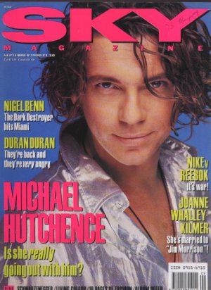 Sky Magazine - September 1990, Prince, Duran Duran, Michael Hutchence INXS