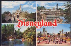 Disneyland Postcard 4 Views  1979 - &Acirc;&copy; Walt Disney Productions