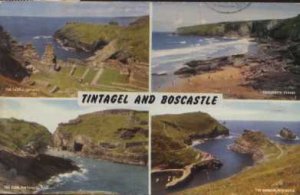 Tintagel and Boscastle Postcard - J.Salmon