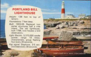 Portland Bill Lighthouse Postcard - J.Salmon
