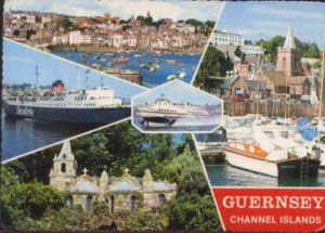 Guernsey  Channel Islands Postcard 1978 - Bamforth and Co Ltd Topo