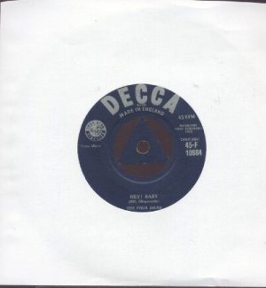 The Four Jacks - Hey! Baby - UK 7" Single