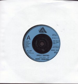 Barry Manilow - Lonely Together - UK 7" Single