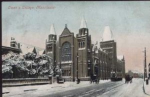 OWENS COLLEGE Manchester Postcard 1905 Valentine Series