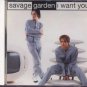 Savage Garden - I WANT YOU - USA  CD Single - Super RARE 5 TRACK