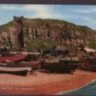 The Beach and East Hill, Hastings  Postcard 1973   J. Salmon