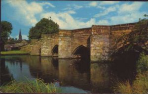 The River Wye At Bakewell  Postcard 1974
