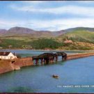 The Viaduct and Cader Idris, Barmouth Postcard  1966  Salmon Series